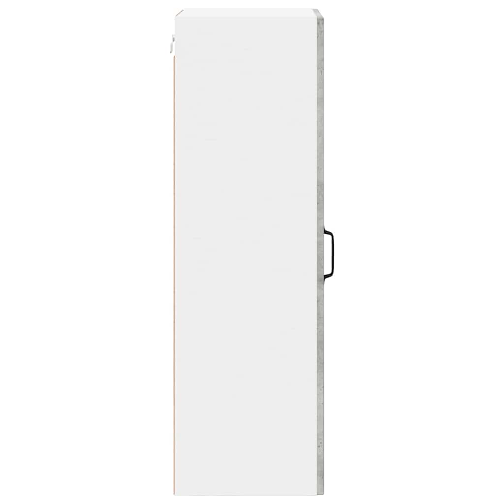 vidaXL Κρεμαστό ντουλάπι κουζίνας Σκυρόδεμα Γκρι 40 x 31 x 100 εκ.