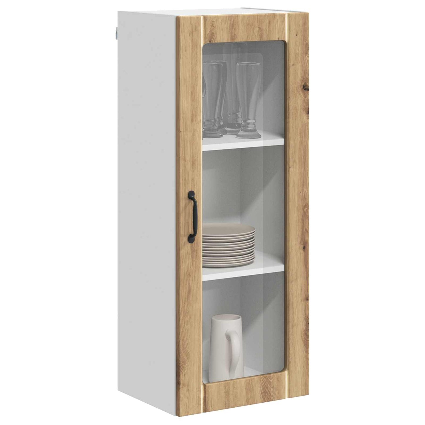 vidaXL Κρεμαστό ντουλάπι κουζίνας Artisan Oak 40 x 31 x 100 εκ.
