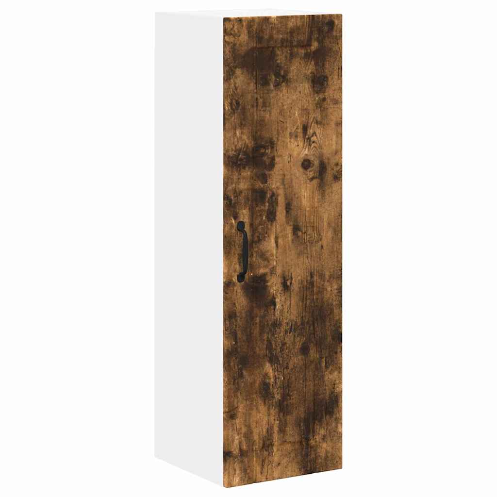 vidaXL Κρεμαστό ντουλάπι κουζίνας Καπνιστό Δρύς 30 x 31 x 100 εκ.