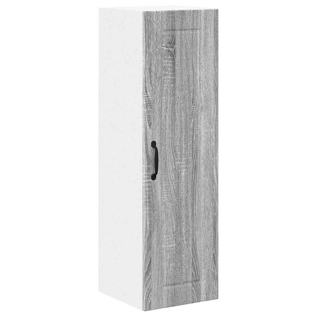 vidaXL Κρεμαστό ντουλάπι κουζίνας Γκρίζο Σονομα 30 x 31 x 100 εκ.