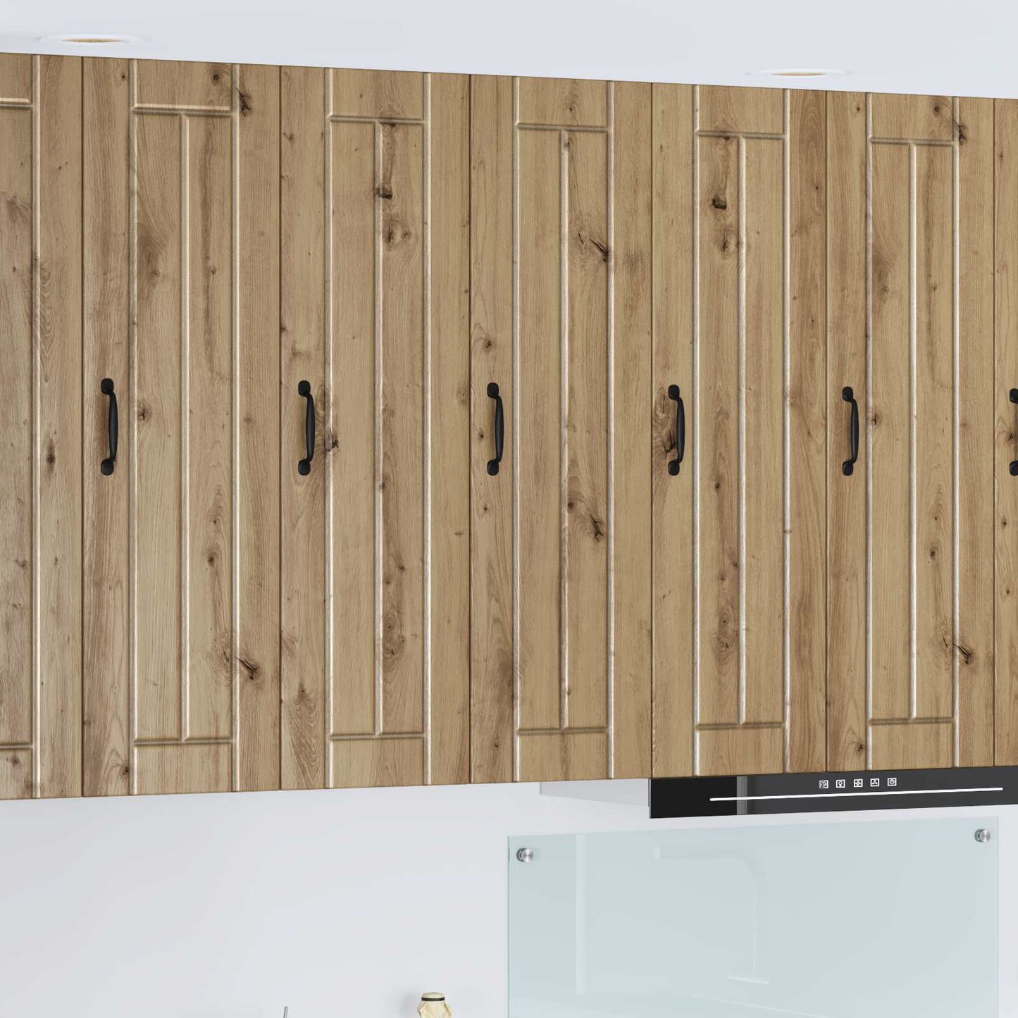 vidaXL Κρεμαστό ντουλάπι κουζίνας Artisan Oak 30 x 31 x 100 εκ.