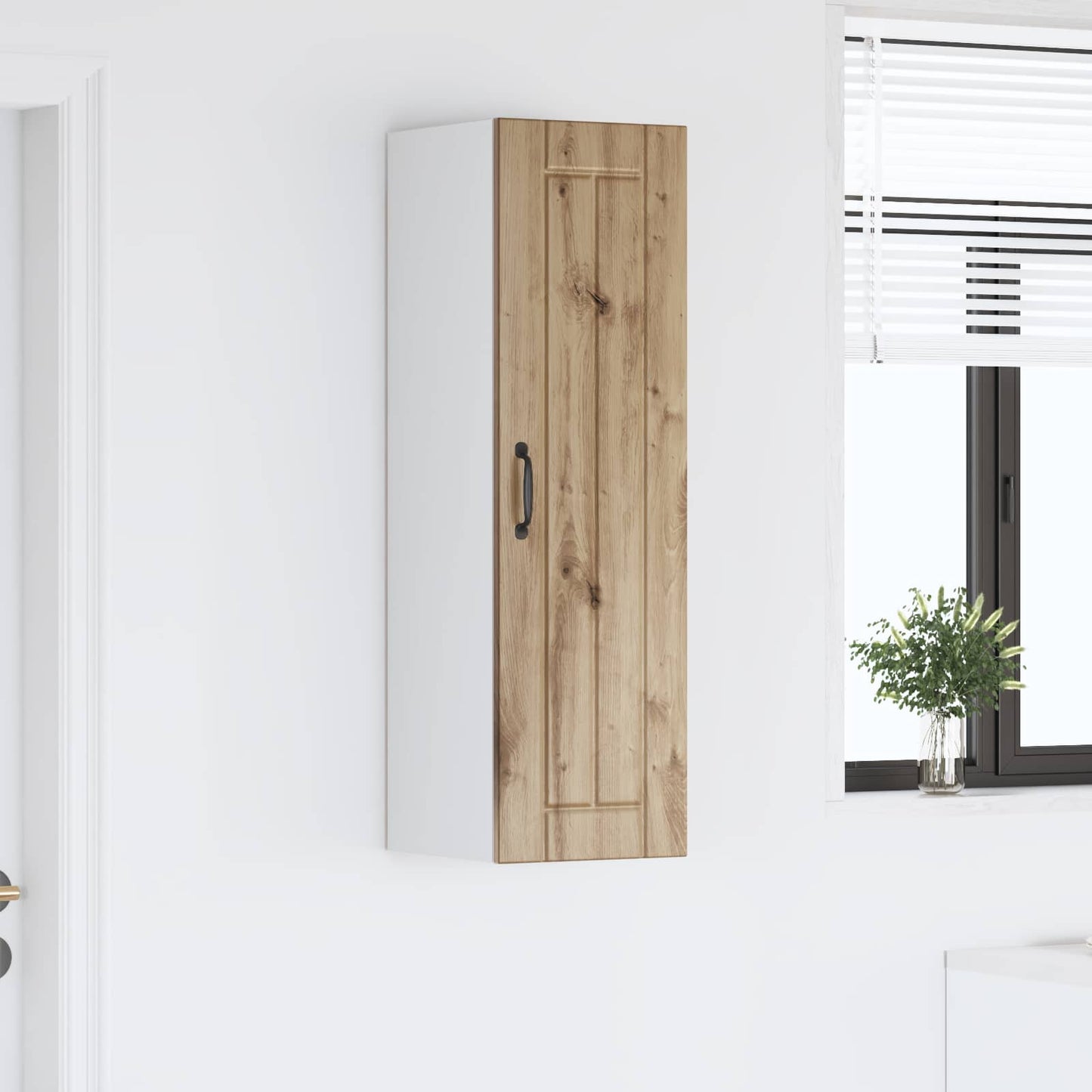 vidaXL Κρεμαστό ντουλάπι κουζίνας Artisan Oak 30 x 31 x 100 εκ.