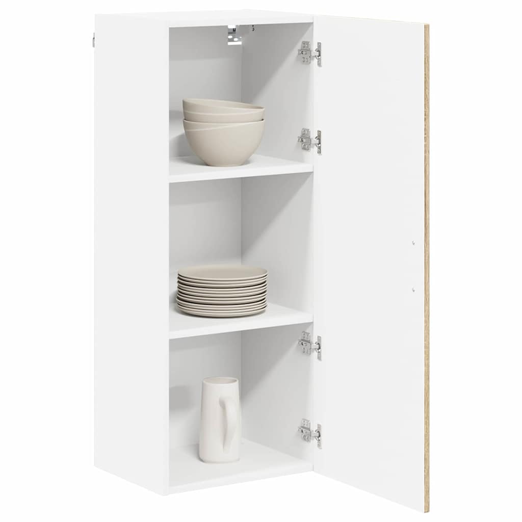 vidaXL Κρεμαστό ντουλάπι κουζίνας Δρύς Sonoma 40 x 31 x 100 εκ.