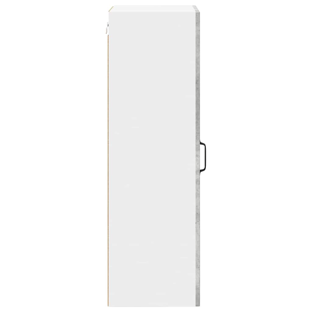 vidaXL Κρεμαστό ντουλάπι κουζίνας Σκυρόδεμα Γκρι 40 x 31 x 100 εκ.