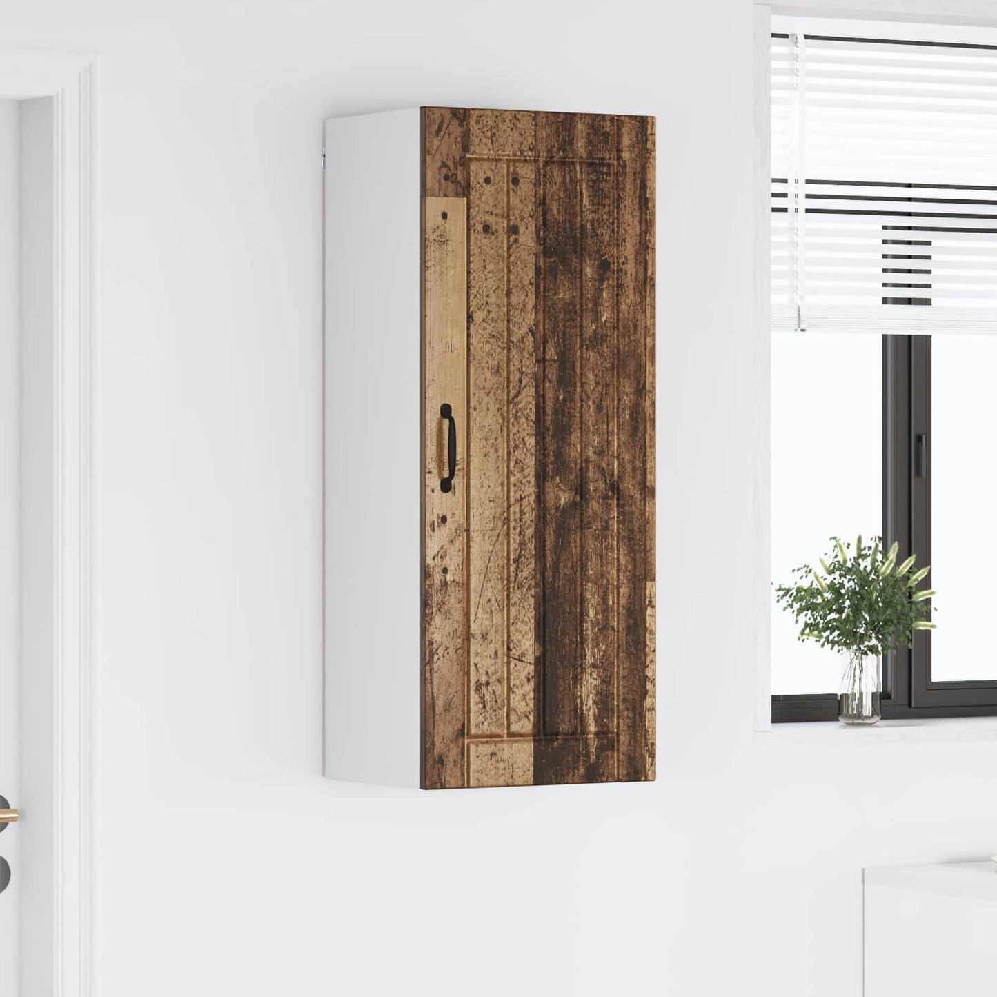 vidaXL Ντουλάπα Τοίχου LUCCA Παλαιωμένο ξύλο 40 x 31 x 100 εκ.