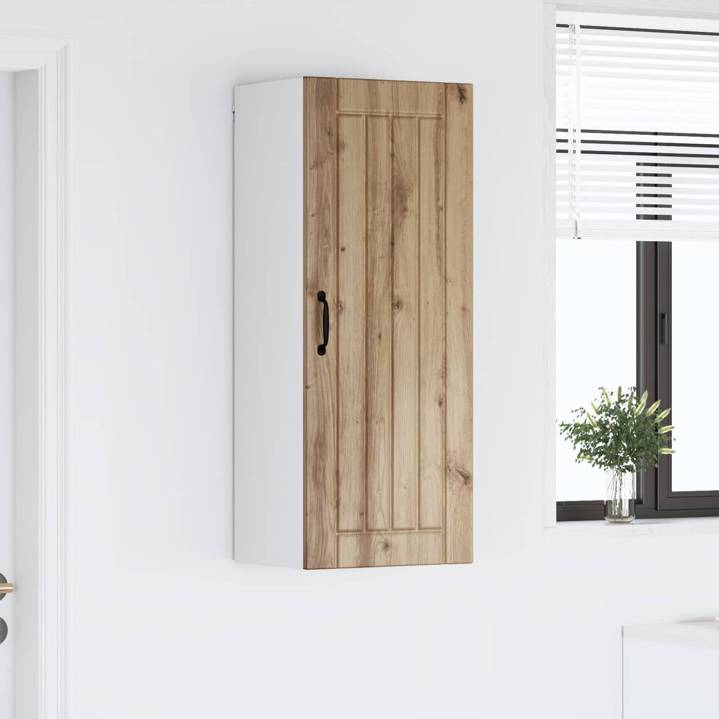 vidaXL Κρεμαστό ντουλάπι κουζίνας Artisan Oak 40 x 31 x 100 εκ.