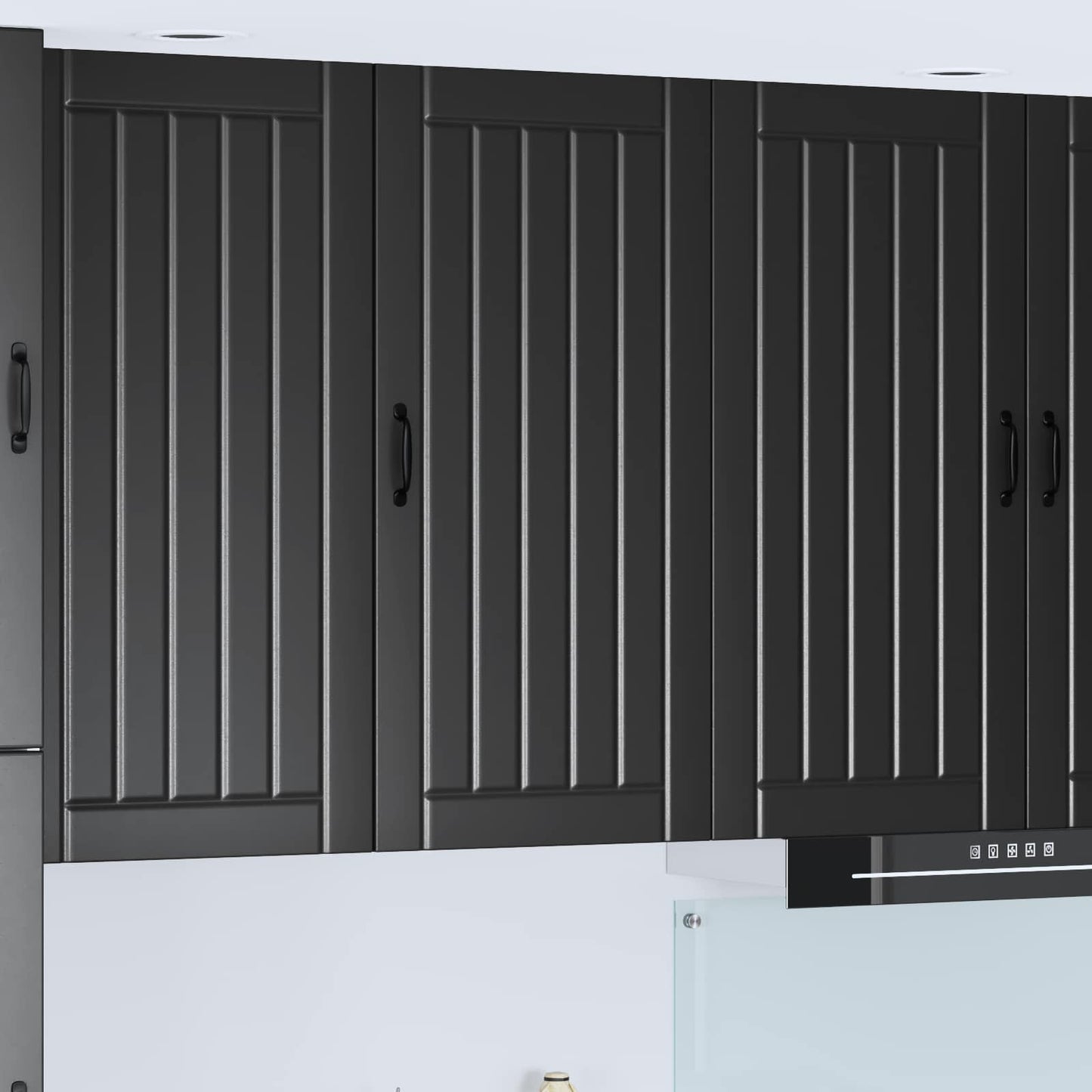 vidaXL Ντουλάπα Κουζίνας Μαύρο 50 x 31 x 100 εκ. Επεξεργασμένο ξύλο