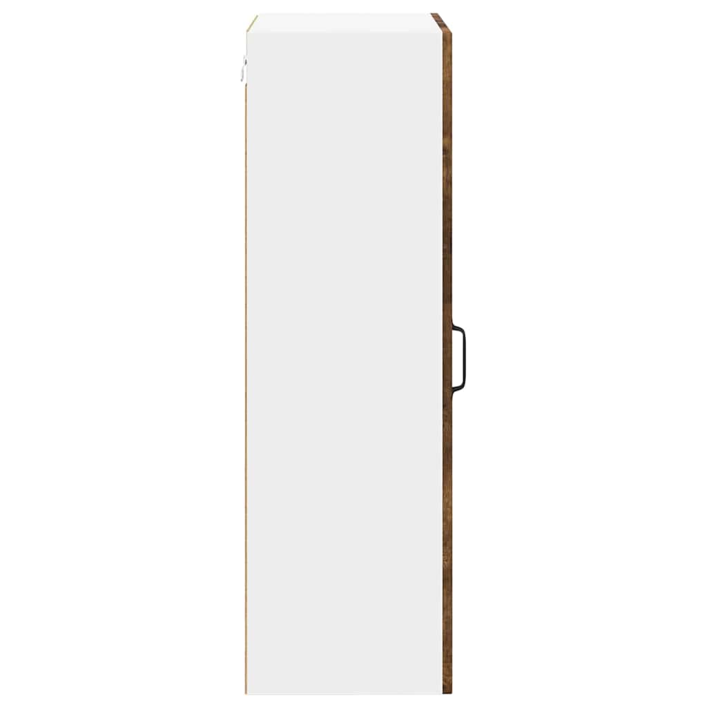 vidaXL Κρεμαστό ντουλάπι κουζίνας Καπνιστό Δρύς 50 x 31 x 100 εκ.