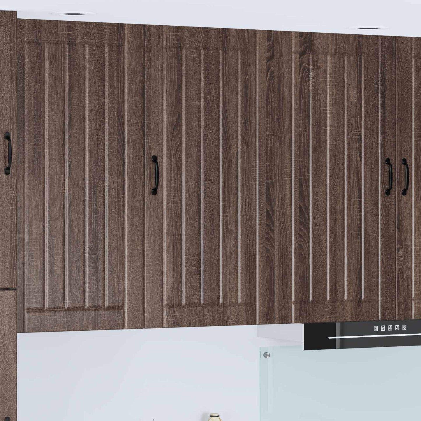 vidaXL Ντουλάπα Τοίχου LUCCA Καφέ Ξύλο Δρυός 50 x 31 x 100 εκ.
