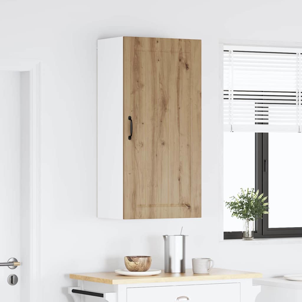 vidaXL Κρεμαστό ντουλάπι κουζίνας Artisan Oak 50 x 31 x 100 εκ.