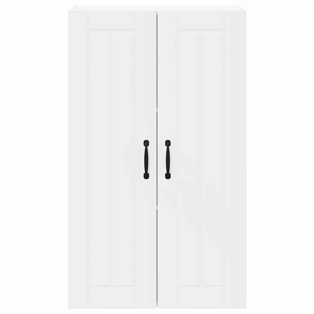 vidaXL Κρεμαστό ντουλάπι κουζίνας με ράφι Λευκό 60 x 31 x 100 εκ.