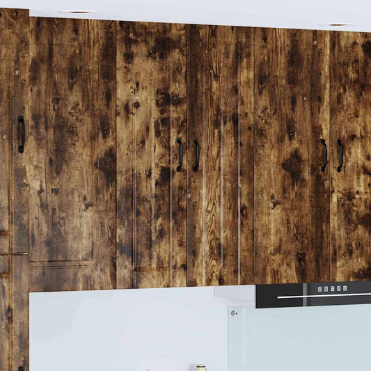 vidaXL Ντουλάπα Κουζίνας με ράφι Καπνιστό Δρύς 60 x 31 x 100 εκ.