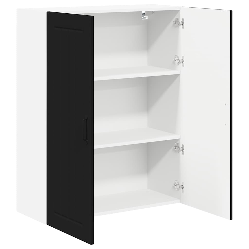 vidaXL Ντουλάπα Κουζίνας Μαύρο 80 x 31 x 100 εκ. Επεξεργασμένο ξύλο