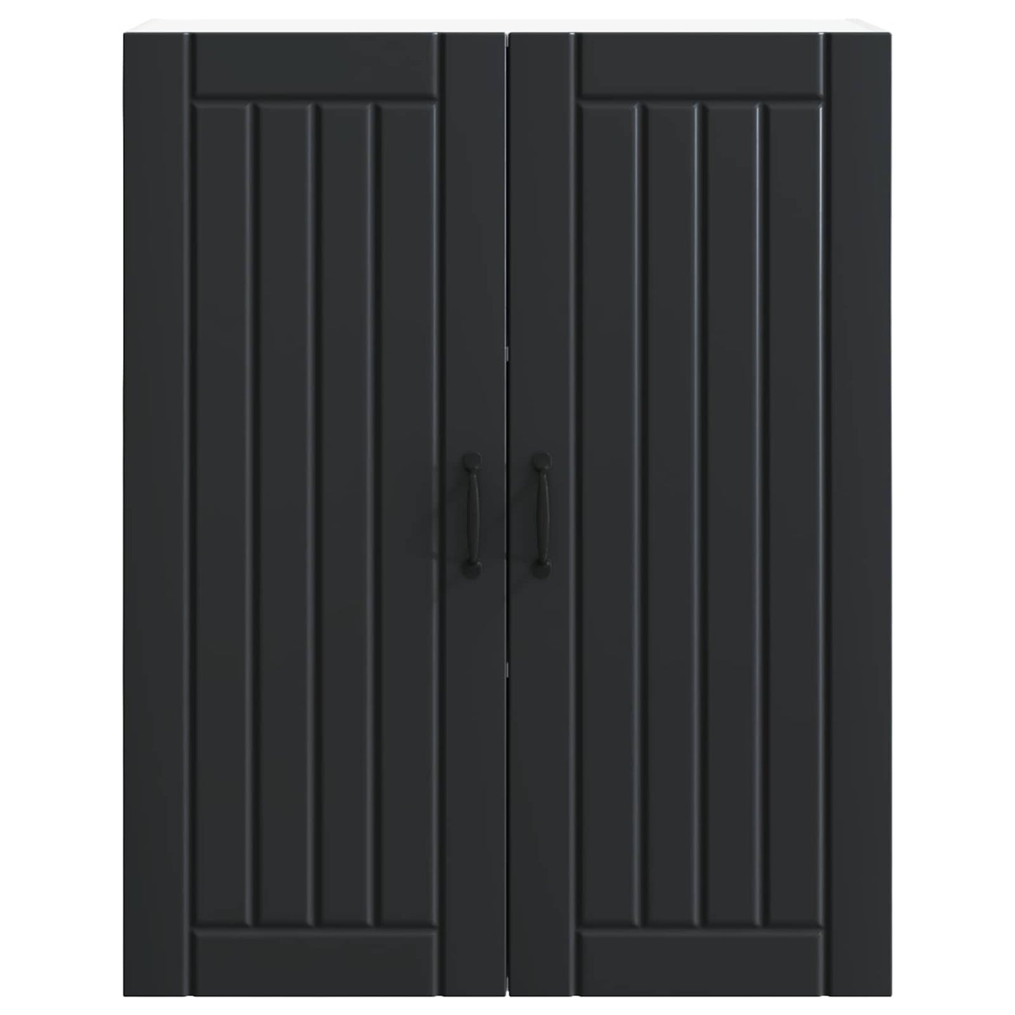 vidaXL Ντουλάπα Κουζίνας Μαύρο 80 x 31 x 100 εκ. Επεξεργασμένο ξύλο