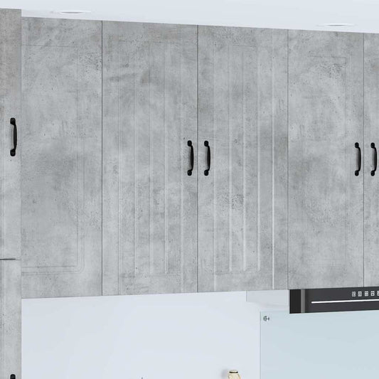 vidaXL Κρεμαστό ντουλάπι κουζίνας Σκυρόδεμα Γκρι 80 x 31 x 100 εκ.