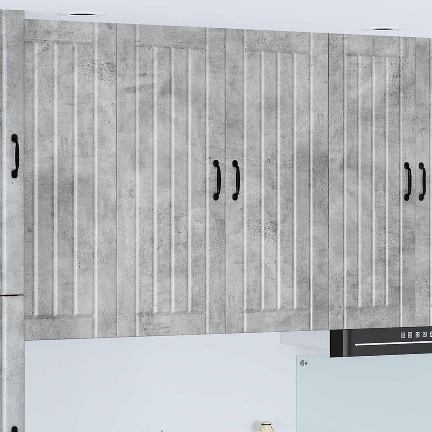 vidaXL Ντουλάπα Κουζίνας Σκυρόδεμα Γκρι 80 x 31 x 100 εκ.