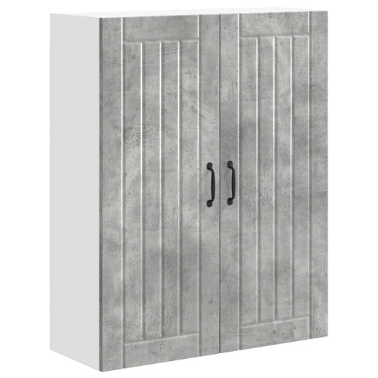 vidaXL Ντουλάπα Κουζίνας Σκυρόδεμα Γκρι 80 x 31 x 100 εκ.
