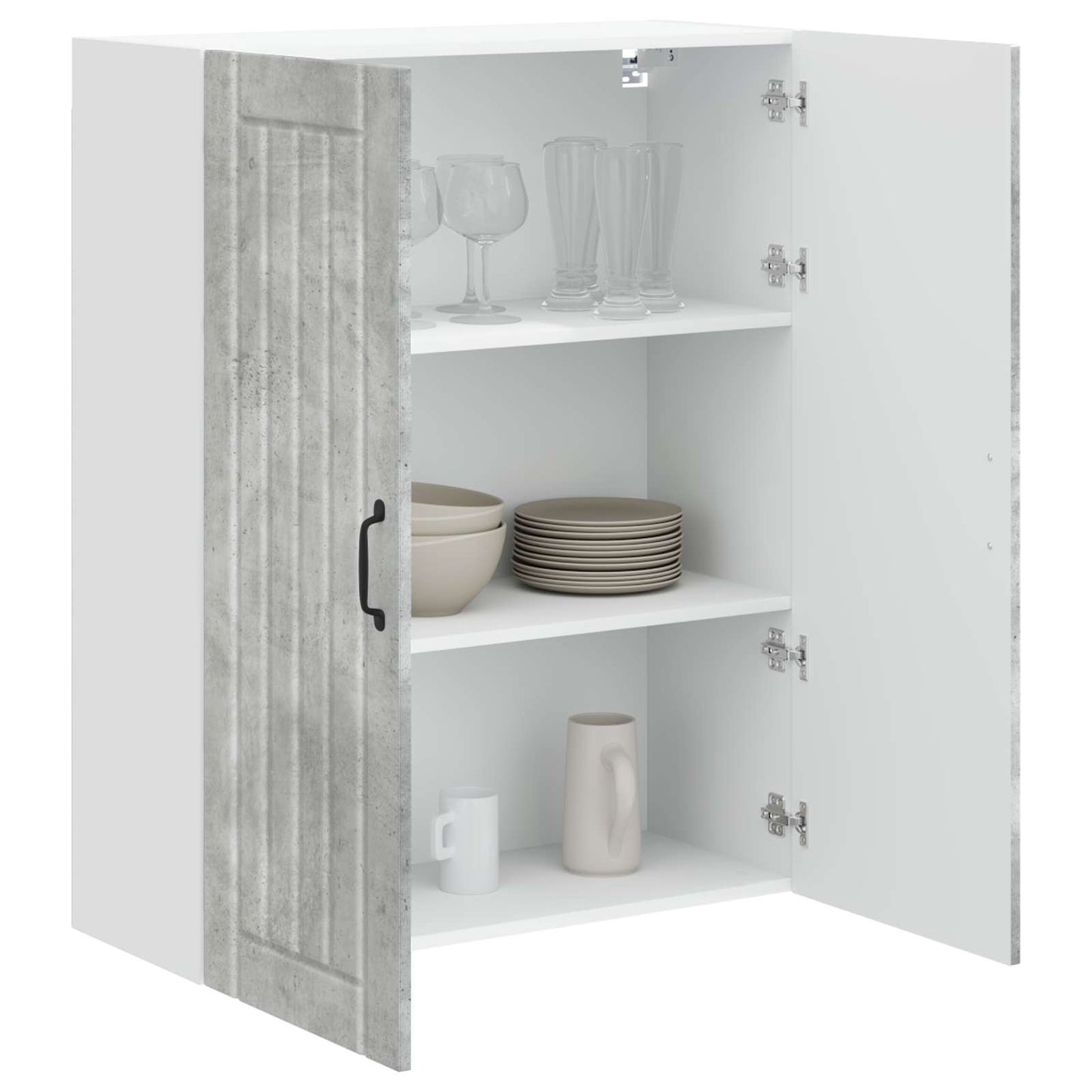 vidaXL Ντουλάπα Κουζίνας Σκυρόδεμα Γκρι 80 x 31 x 100 εκ.