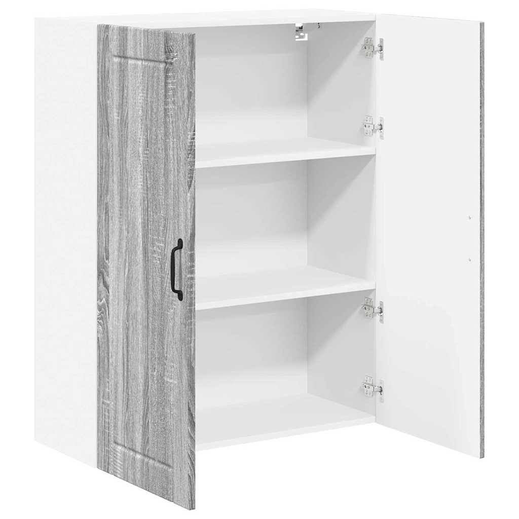 vidaXL Κρεμαστό ντουλάπι κουζίνας Γκρίζο Σονομα 80 x 31 x 100 εκ.