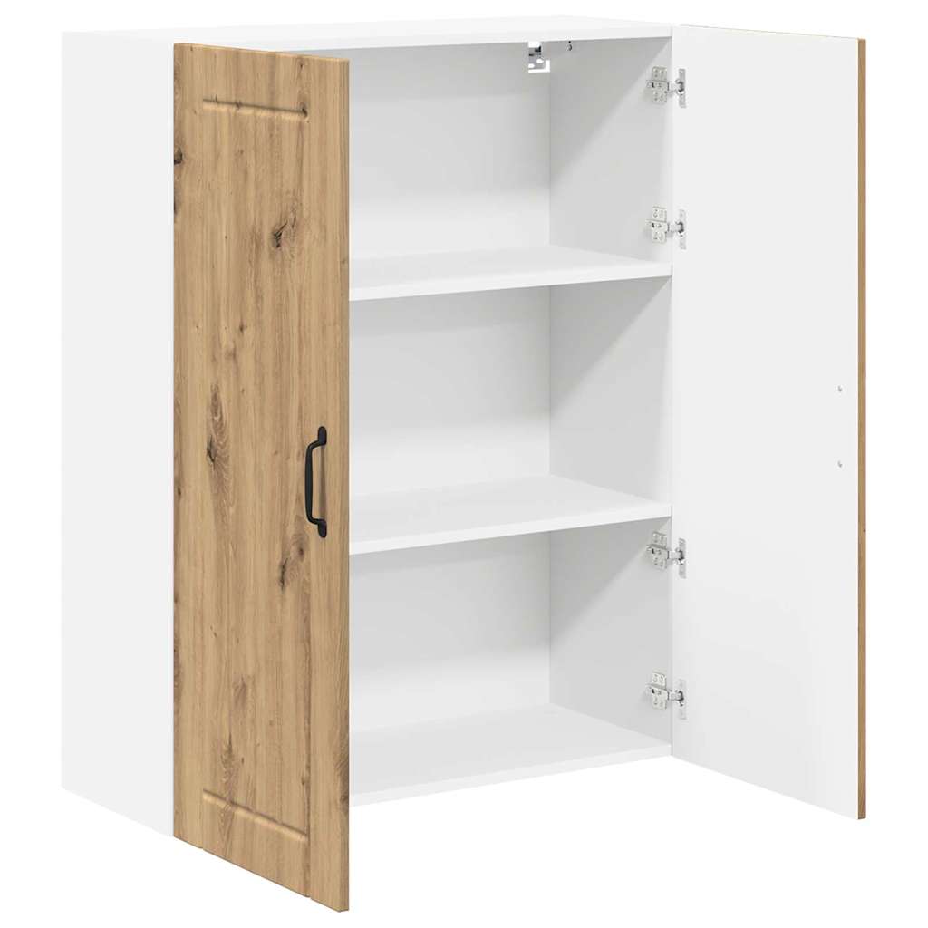 vidaXL Κρεμαστό ντουλάπι κουζίνας Artisan Oak 80 x 31 x 100 εκ.