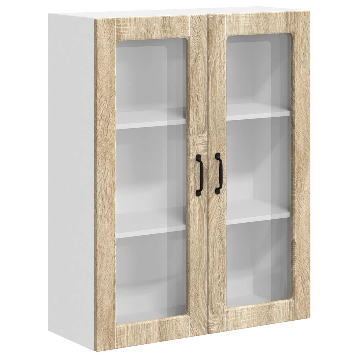 vidaXL Κρεμαστό ντουλάπι κουζίνας Δρύς Sonoma 80 x 31 x 100 εκ.