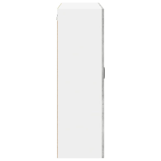 vidaXL Κρεμαστό ντουλάπι κουζίνας Σκυρόδεμα Γκρι 80 x 31 x 100 εκ.