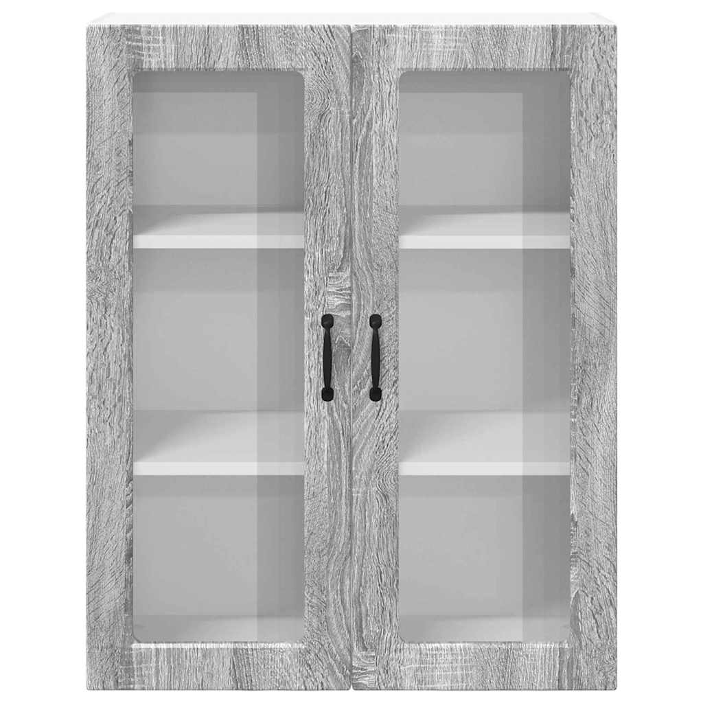 vidaXL Κρεμαστό ντουλάπι κουζίνας Γκρι sonoma 80 x 31 x 100 εκ.