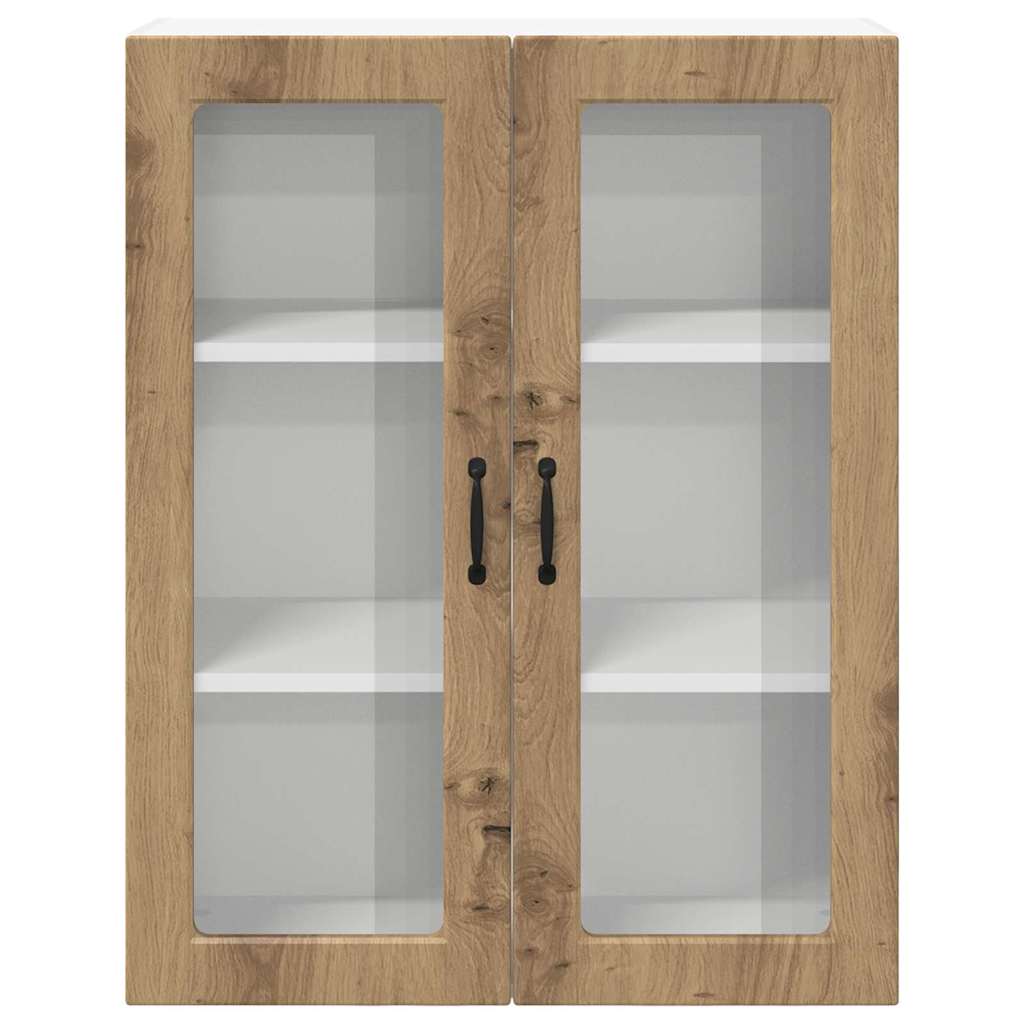 vidaXL Κρεμαστό ντουλάπι κουζίνας artisan δρυς 80 x 31 x 100 εκ.