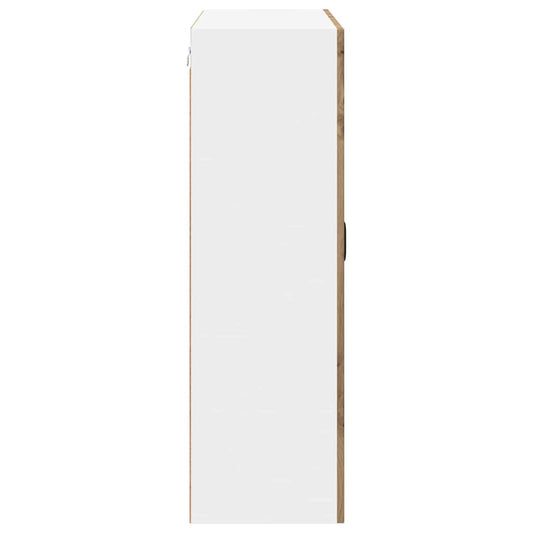 vidaXL Κρεμαστό ντουλάπι κουζίνας Artisan Oak 80 x 31 x 100 εκ.