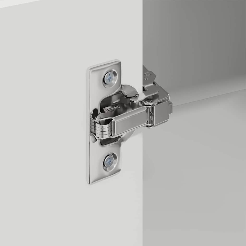 vidaXL Ντουλάπα Κουζίνας Λευκό 57 x 57 x 100 εκ. Επεξεργασμένο ξύλο