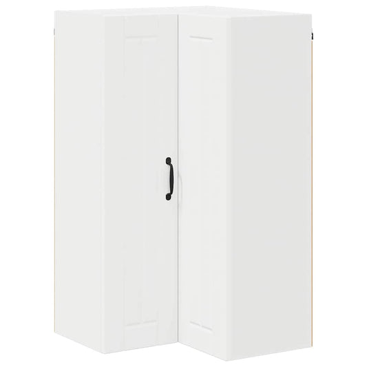 vidaXL Ντουλάπα Κουζίνας Λευκό 57 x 57 x 100 εκ. Επεξεργασμένο ξύλο