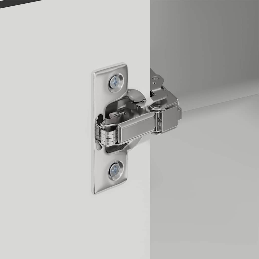 vidaXL Ντουλάπα Κουζίνας Μαύρο 57 x 57 x 100 εκ. Επεξεργασμένο ξύλο