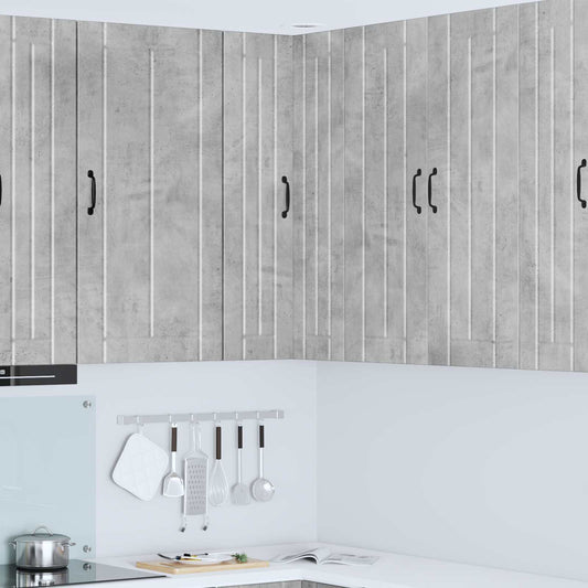 vidaXL Ντουλάπα Κουζίνας Σκυρόδεμα Γκρι 57 x 57 x 100 εκ.