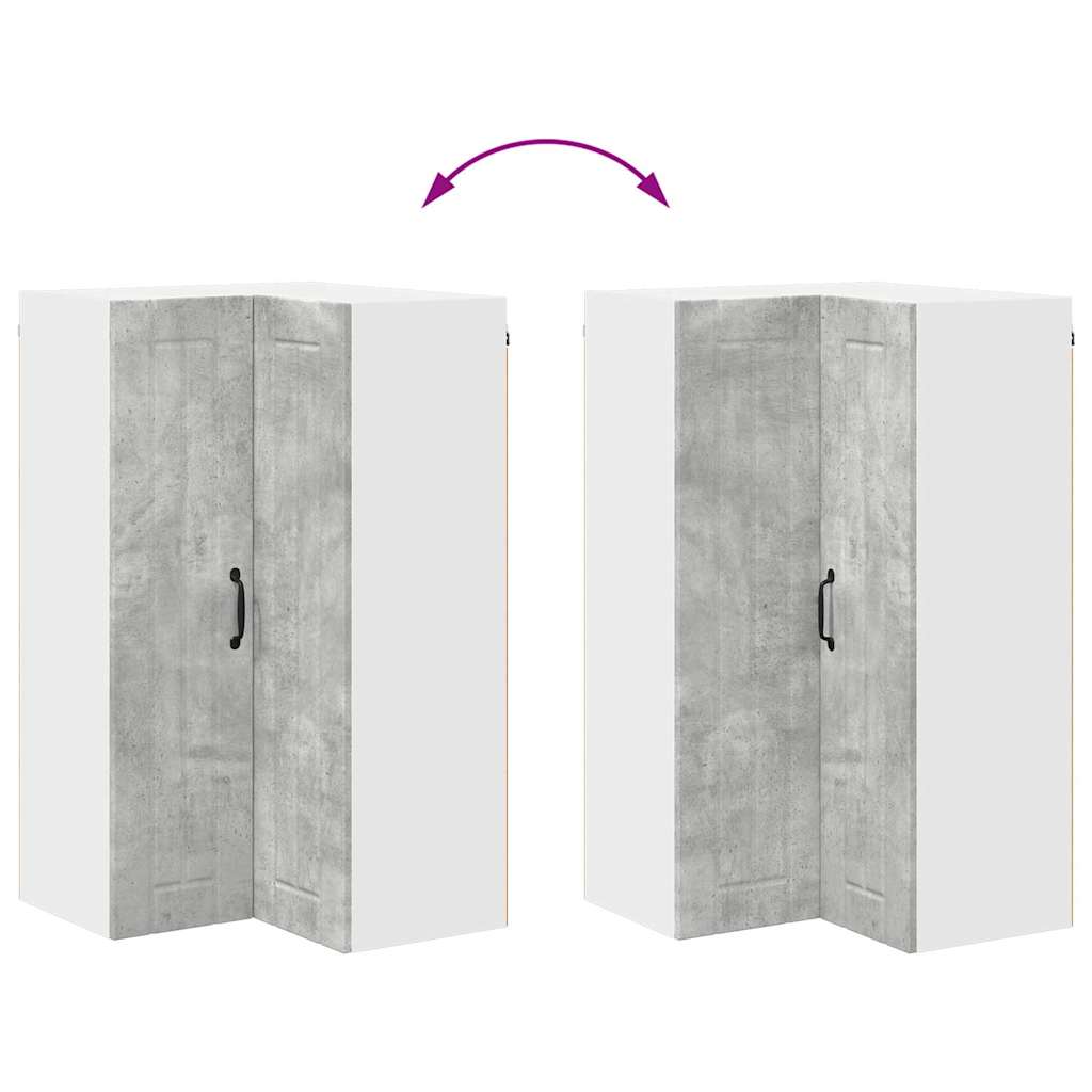 vidaXL Ντουλάπα Κουζίνας με ράφι Σκυρόδεμα Γκρι 57 x 57 x 100 εκ.