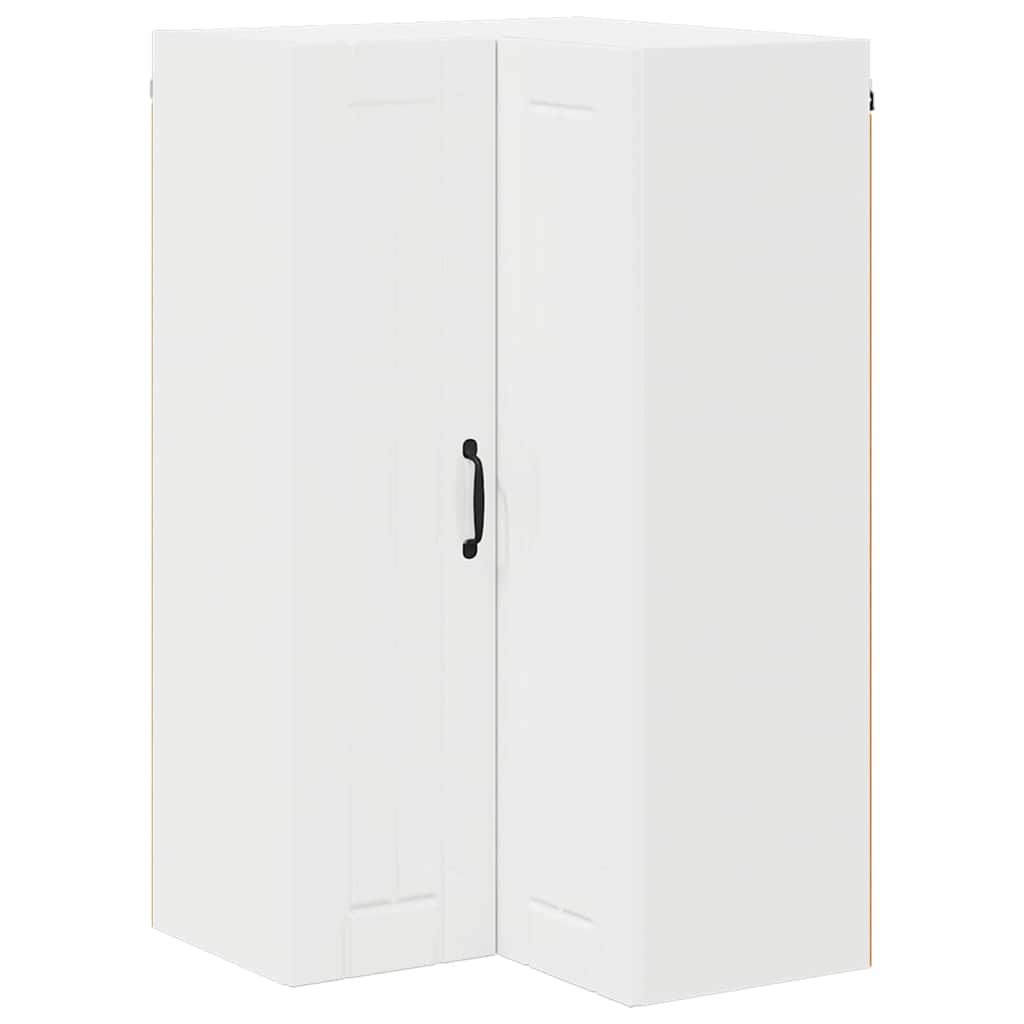 vidaXL Ντουλάπα Κουζίνας Υψηλής γυαλάδας λευκό 57 x 57 x 100 εκ.