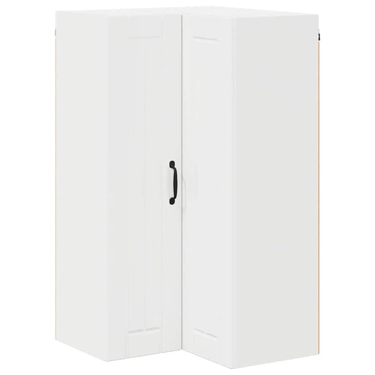 vidaXL Ντουλάπα Κουζίνας Υψηλής γυαλάδας λευκό 57 x 57 x 100 εκ.