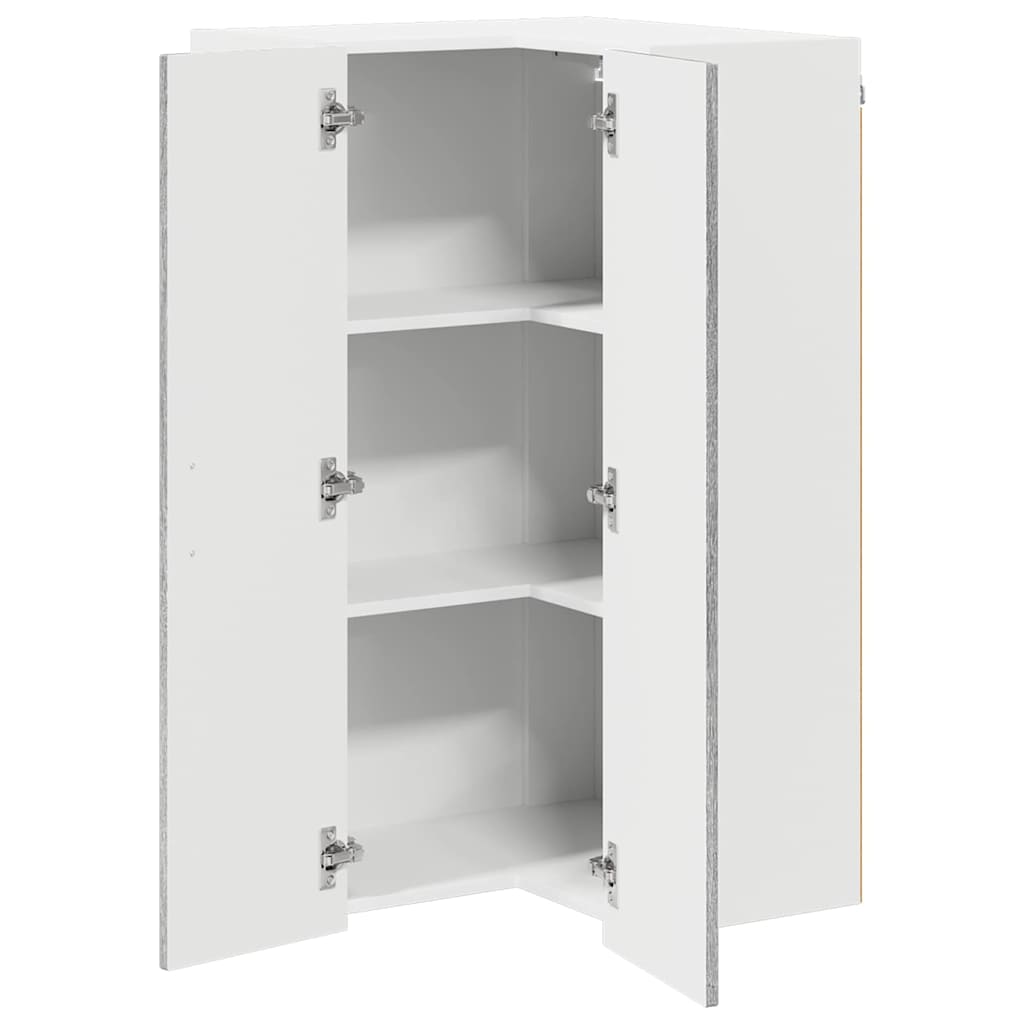 vidaXL Ντουλάπα Κουζίνας με ράφι Γκρίζο Σονομα 57 x 57 x 100 εκ.