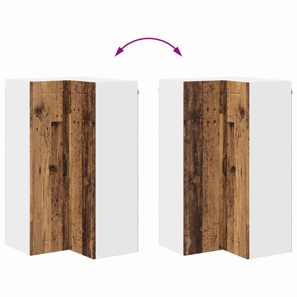 vidaXL Ντουλάπα Κουζίνας με ράφι Παλιό Ξύλο 57 x 57 x 100 εκ.