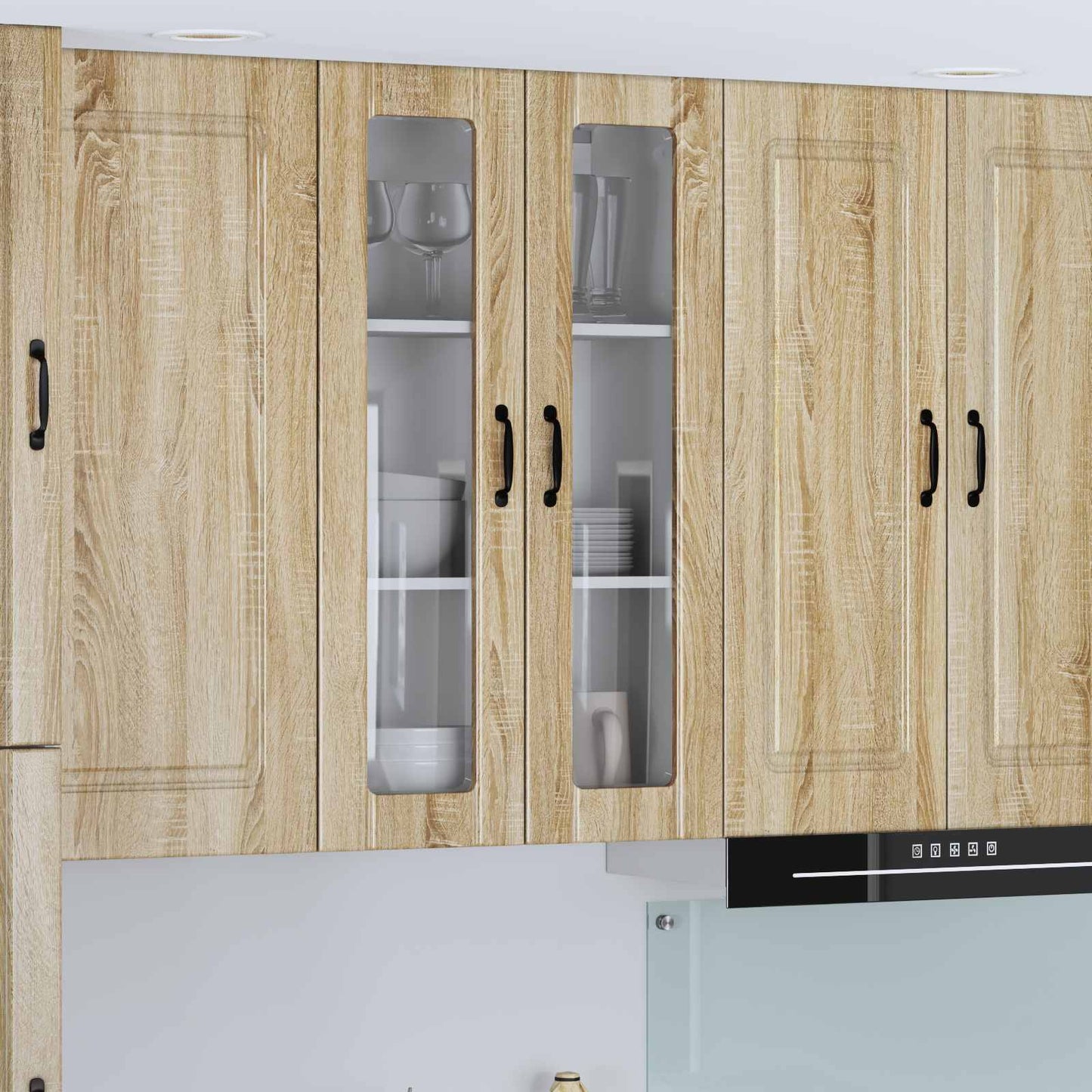 vidaXL Ραφιέρα τοίχου LUCCA Sonoma Δρυς 60 x 31 x 100 εκ.