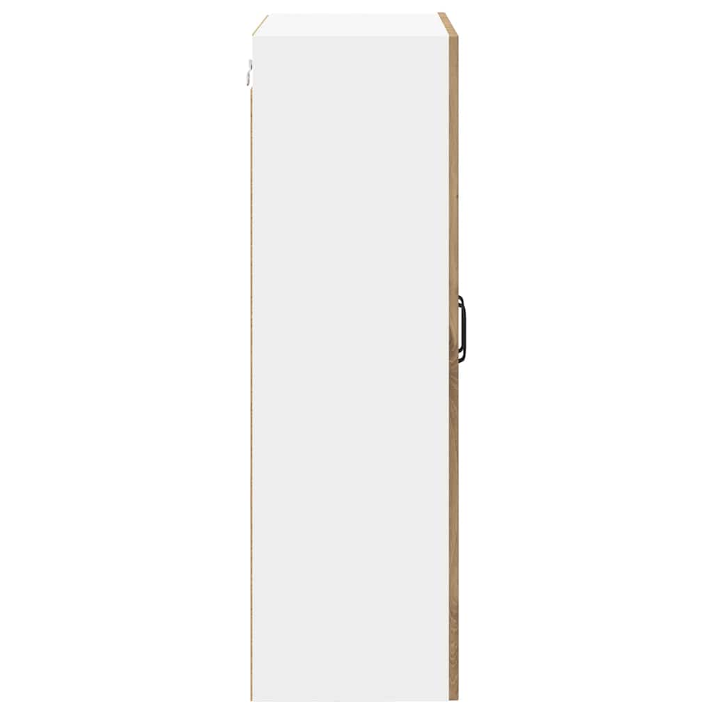 vidaXL Κρεμαστό ντουλάπι κουζίνας artisan δρυς 60 x 31 x 100 εκ.