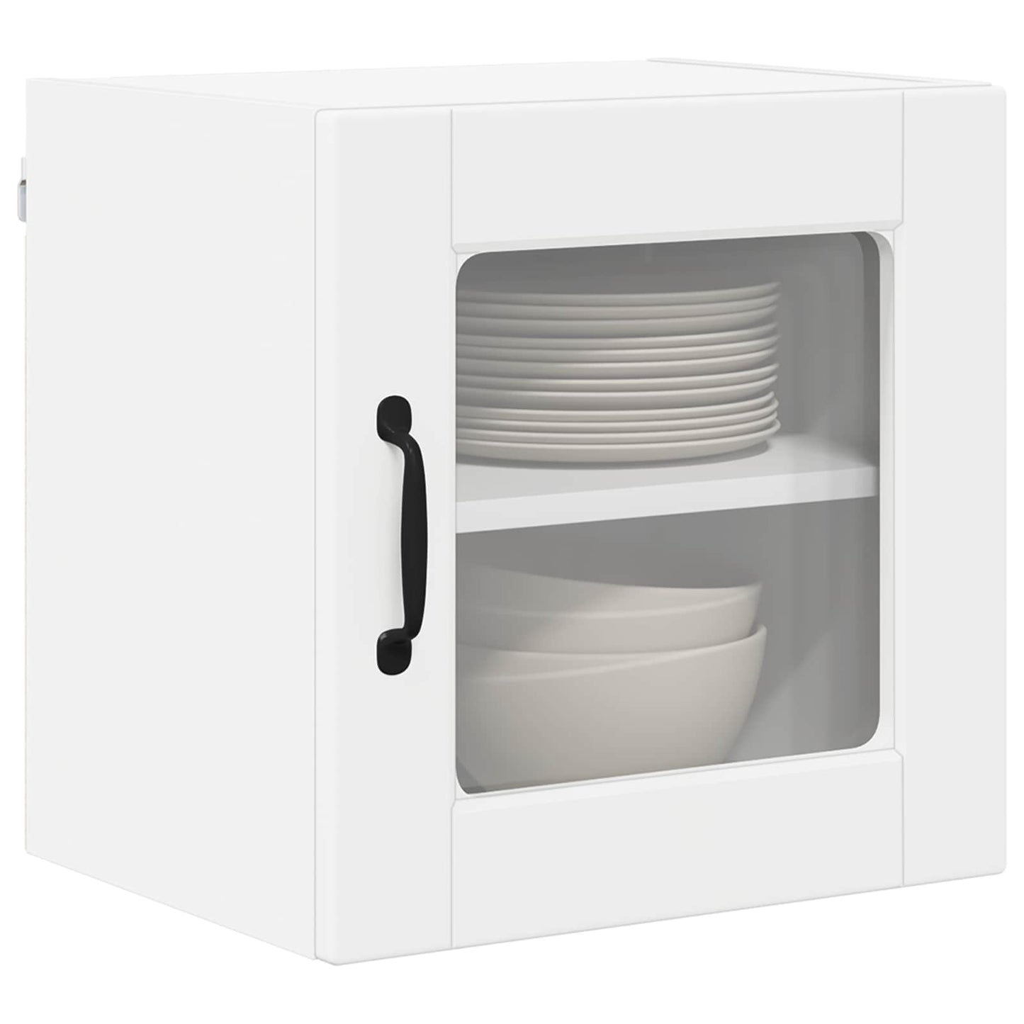 vidaXL Ντουλάπα Κουζίνας με ράφι με πόρτα 2 pcs Λευκό 40 x 31 x 40 εκ.