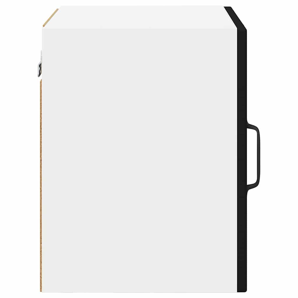 vidaXL Κρεμαστό ντουλάπι κουζίνας με ράφι 2 pcs Μαύρο 40 x 31 x 40 εκ.