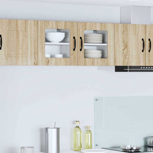 vidaXL Κρεμαστό ντουλάπι κουζίνας 2 pcs Δρύς Sonoma 40 x 31 x 40 εκ.