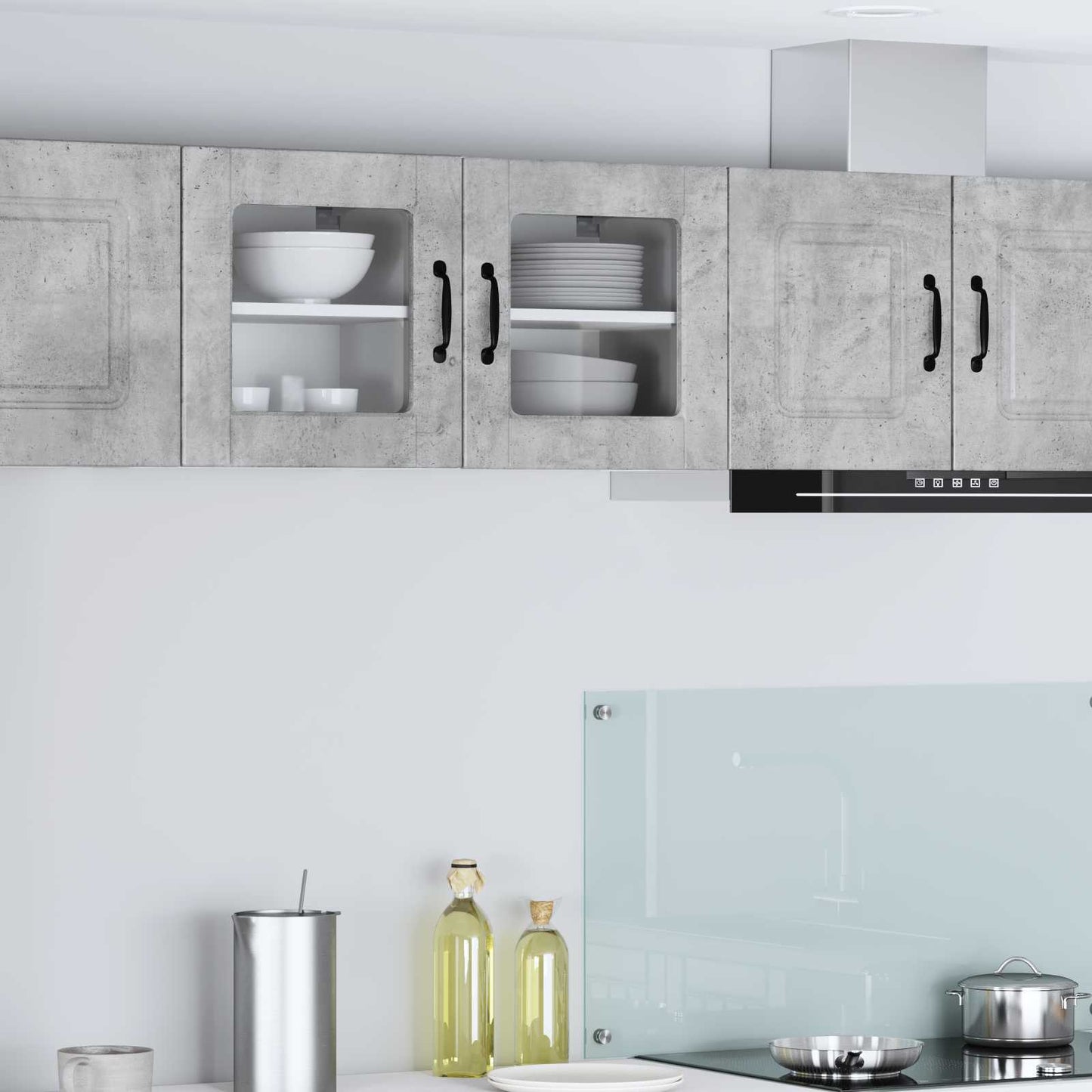 vidaXL Ραφιέρα τοίχου Σκυρόδεμα Γκρι 40 x 31 x 40 εκ.