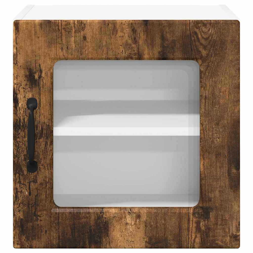 vidaXL Κρεμαστό ντουλάπι κουζίνας Καπνιστό Δρύς 40 x 31 x 40 εκ.