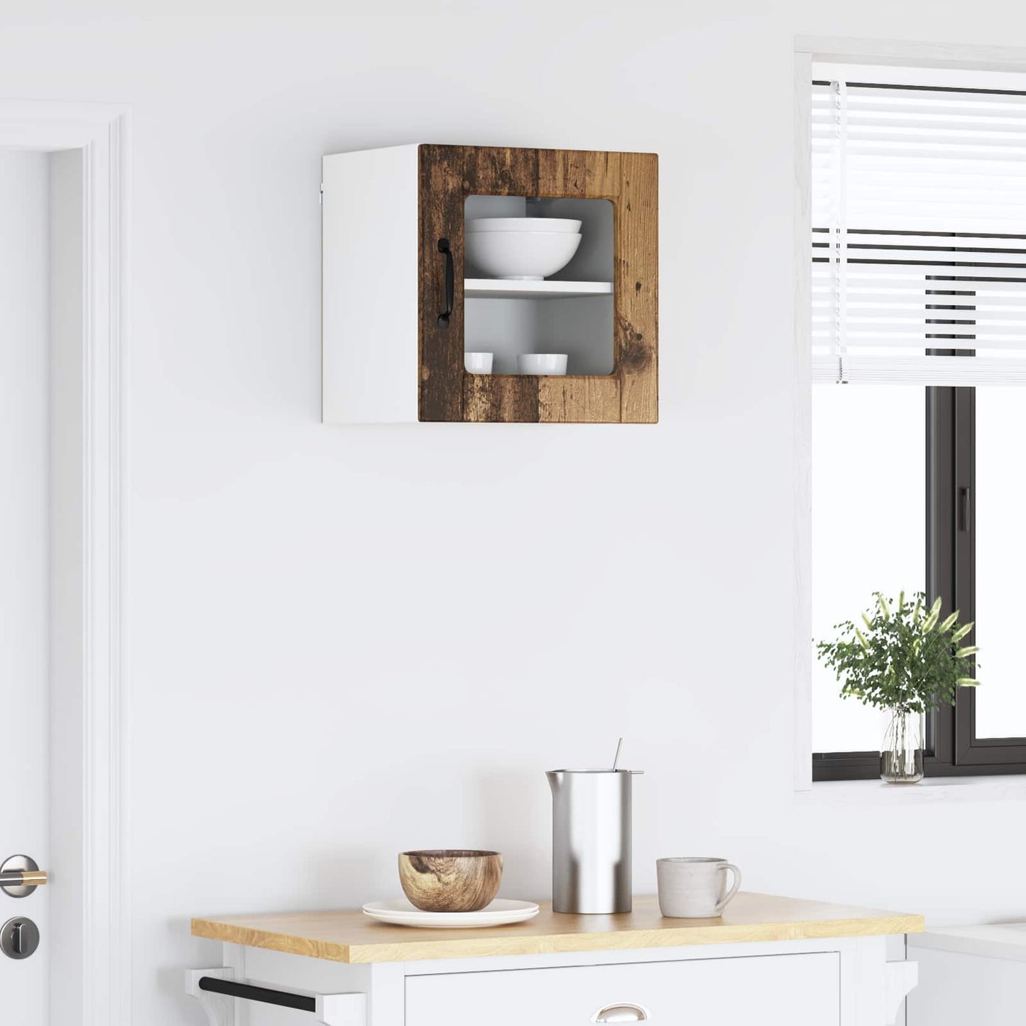 vidaXL Ραφιέρα τοίχου Παλιό ξύλο 40 x 31 x 40 εκ. Επεξεργασμένο ξύλο