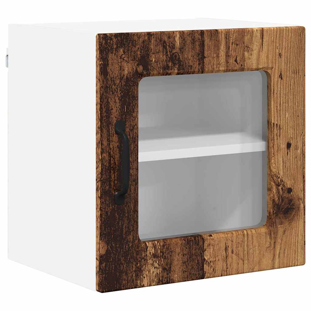 vidaXL Κρεμαστό ντουλάπι κουζίνας 2 pcs Παλιό Ξύλο 40 x 31 x 40 εκ.