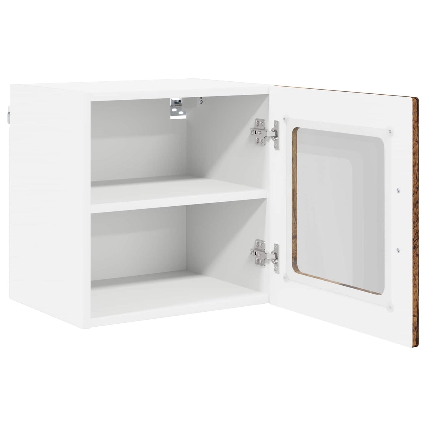 vidaXL Ραφιέρα τοίχου PORTO 2 pcs Παλιό ξύλο 40 x 31 x 40 εκ.