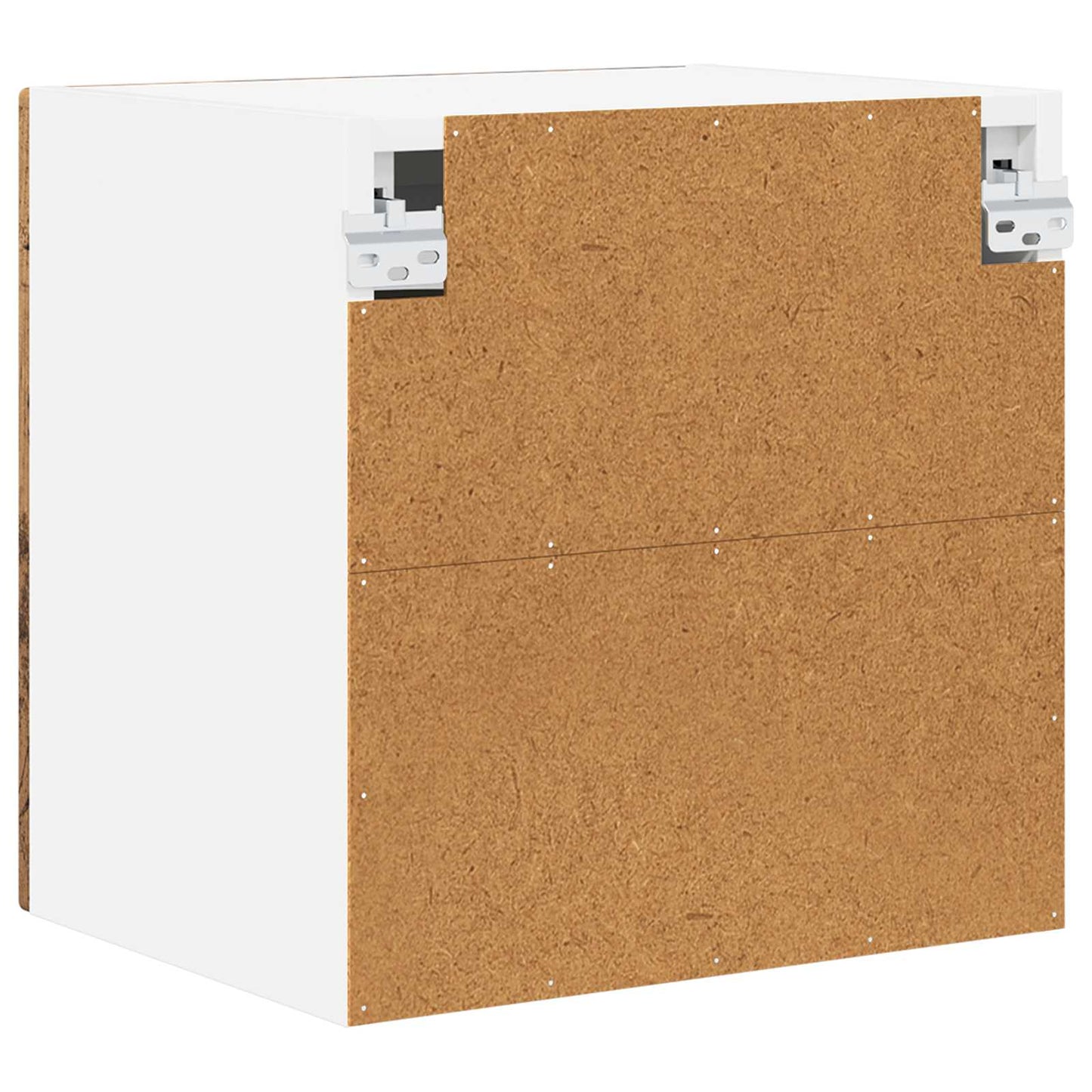 vidaXL Ραφιέρα τοίχου PORTO 2 pcs Παλιό ξύλο 40 x 31 x 40 εκ.