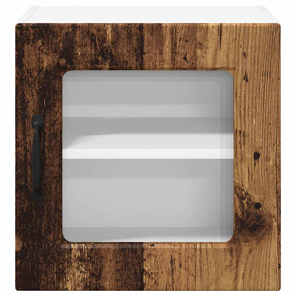 vidaXL Κρεμαστό ντουλάπι κουζίνας 2 pcs Παλιό Ξύλο 40 x 31 x 40 εκ.